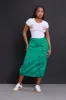 Safe & Sound Cargo Midi Skirt - Green sold by Swankaposh