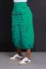 Safe & Sound Cargo Midi Skirt - Green sold by Swankaposh