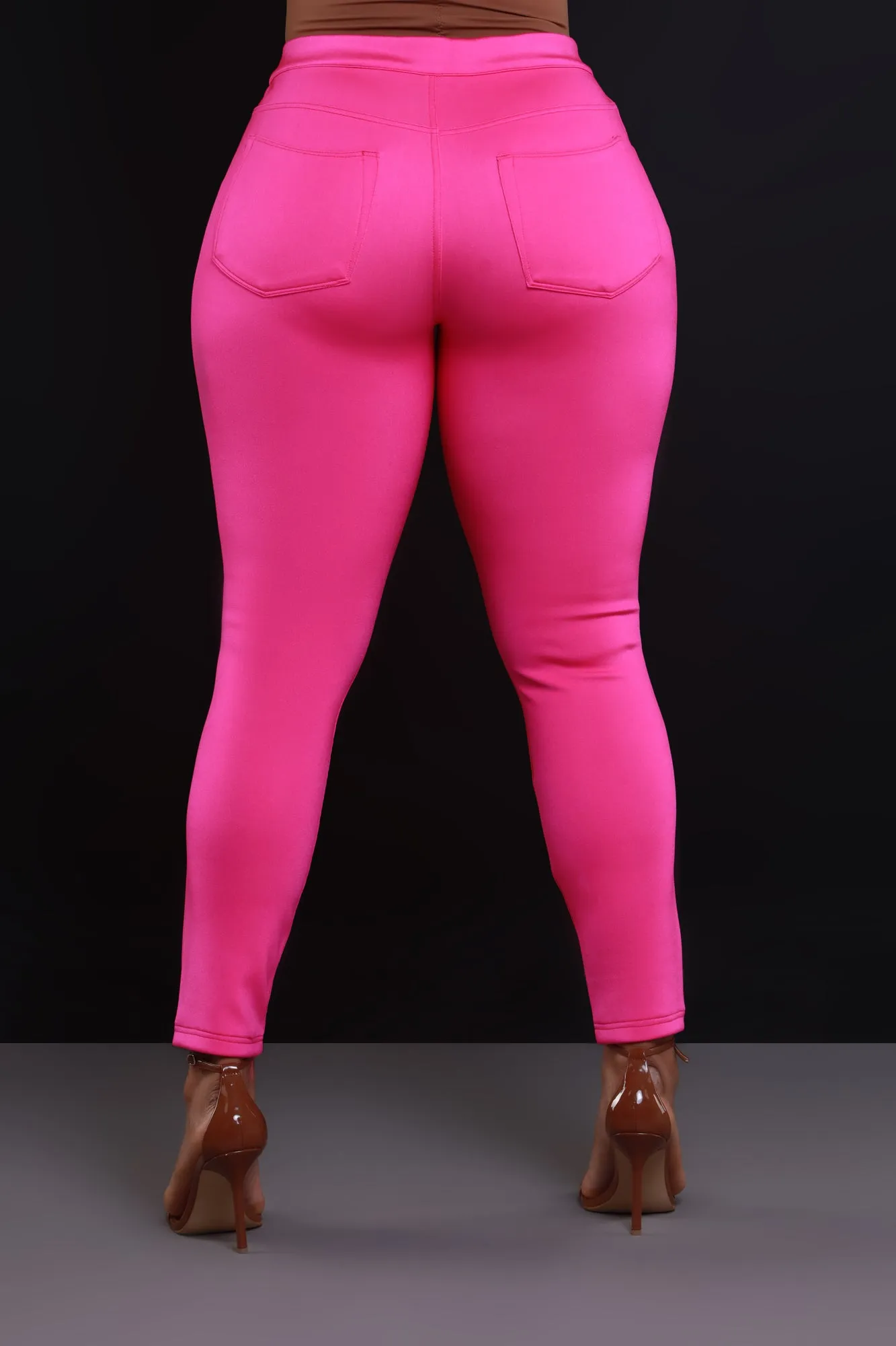 One More Chance High Rise Pants - Pink sold by Swankaposh product image thumbnail 2