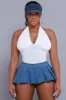 Hot Girl Summer Denim Micro Mini Skirt - Medium Wash sold by Swankaposh