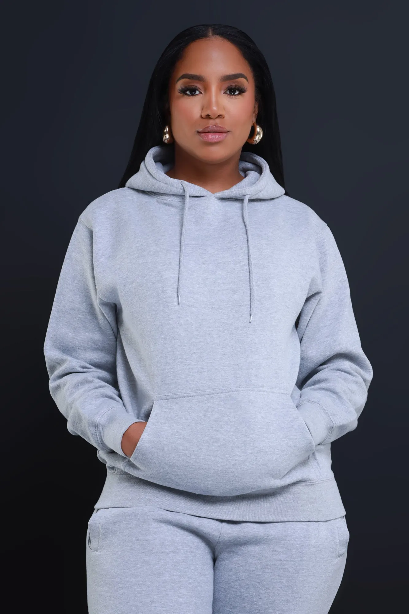 State Of Mind Hooded Sweatshirt - Heather Grey sold by Swankaposh