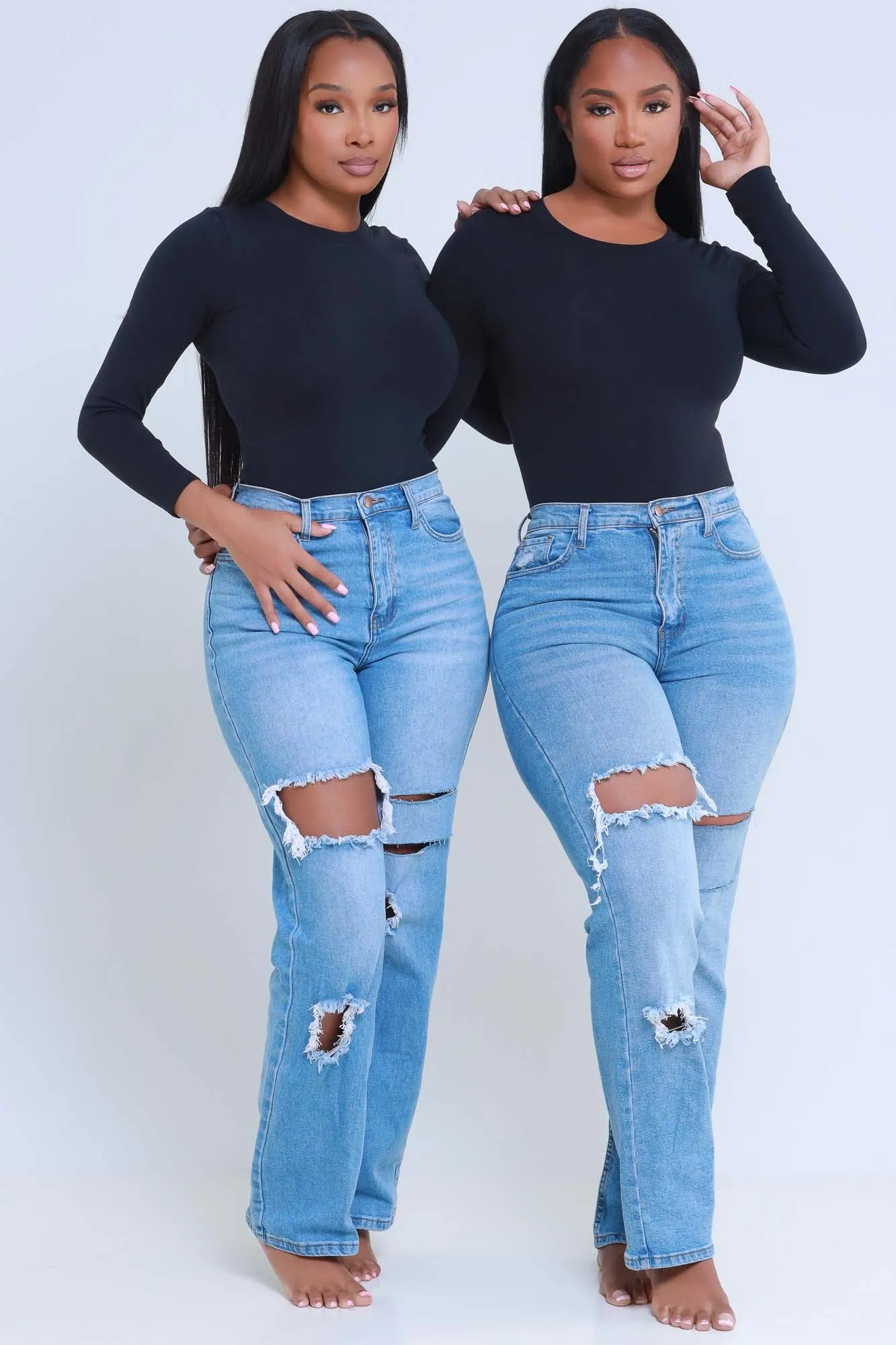 The Perfect Long Sleeve T-Shirt - Black sold by Swankaposh product image thumbnail 2