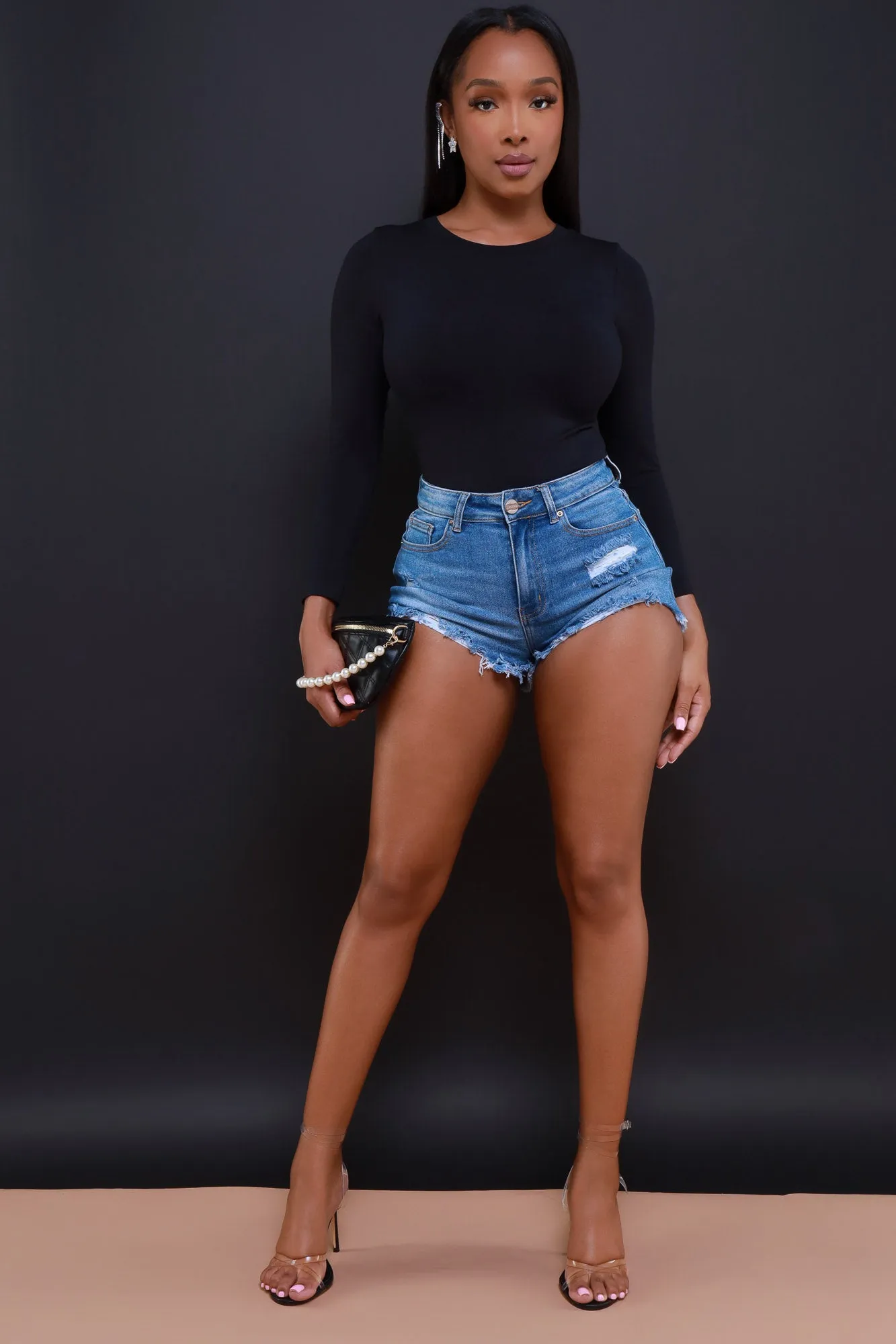 The Perfect Long Sleeve T-Shirt - Black sold by Swankaposh product image thumbnail 5