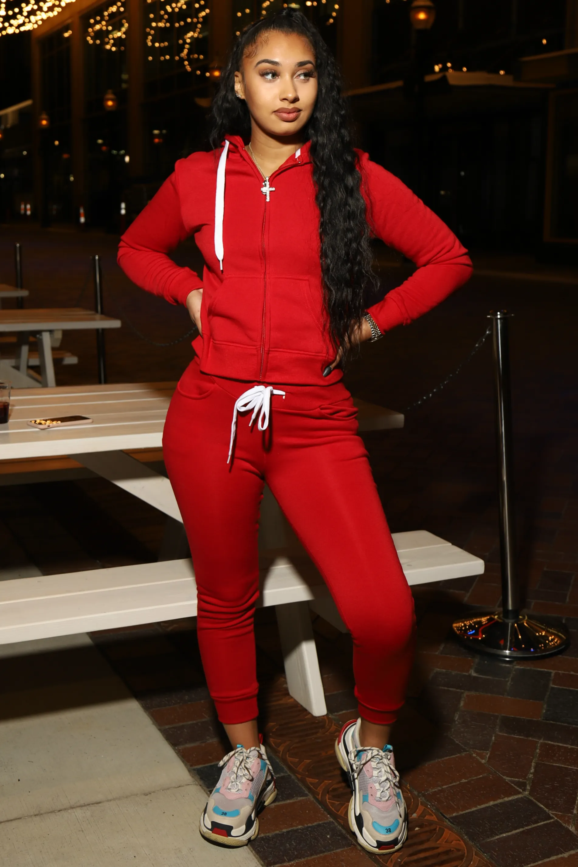Like That Jogger Set - Red sold by Swankaposh product image thumbnail 5