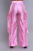 Front Stage Oversized Cargo Pants - Pink sold by Swankaposh