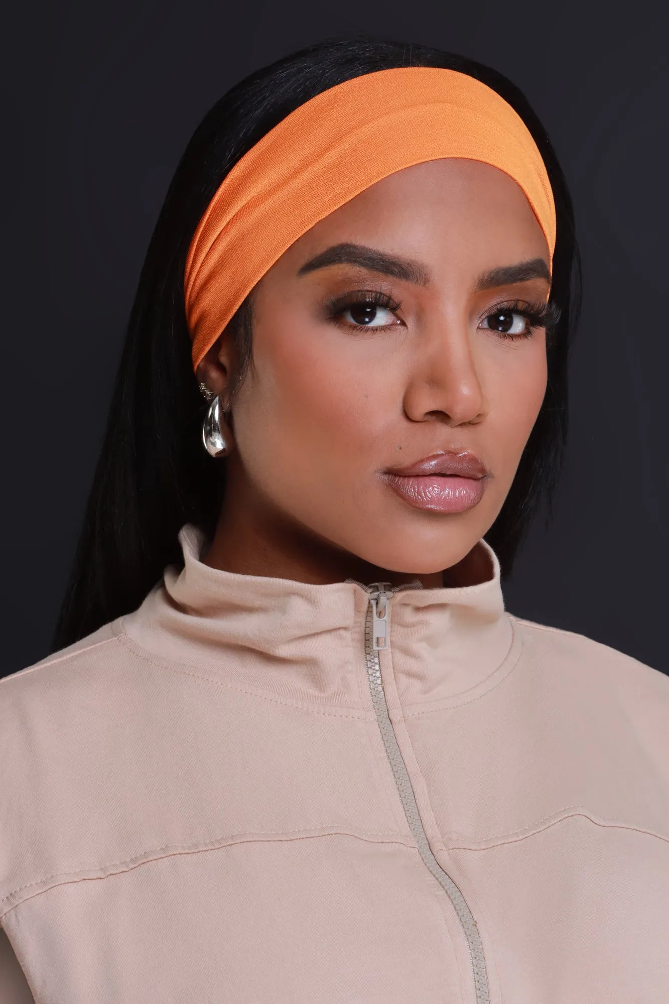 Felt Cute Stretchy Headband - Orange sold by Swankaposh product image thumbnail 2