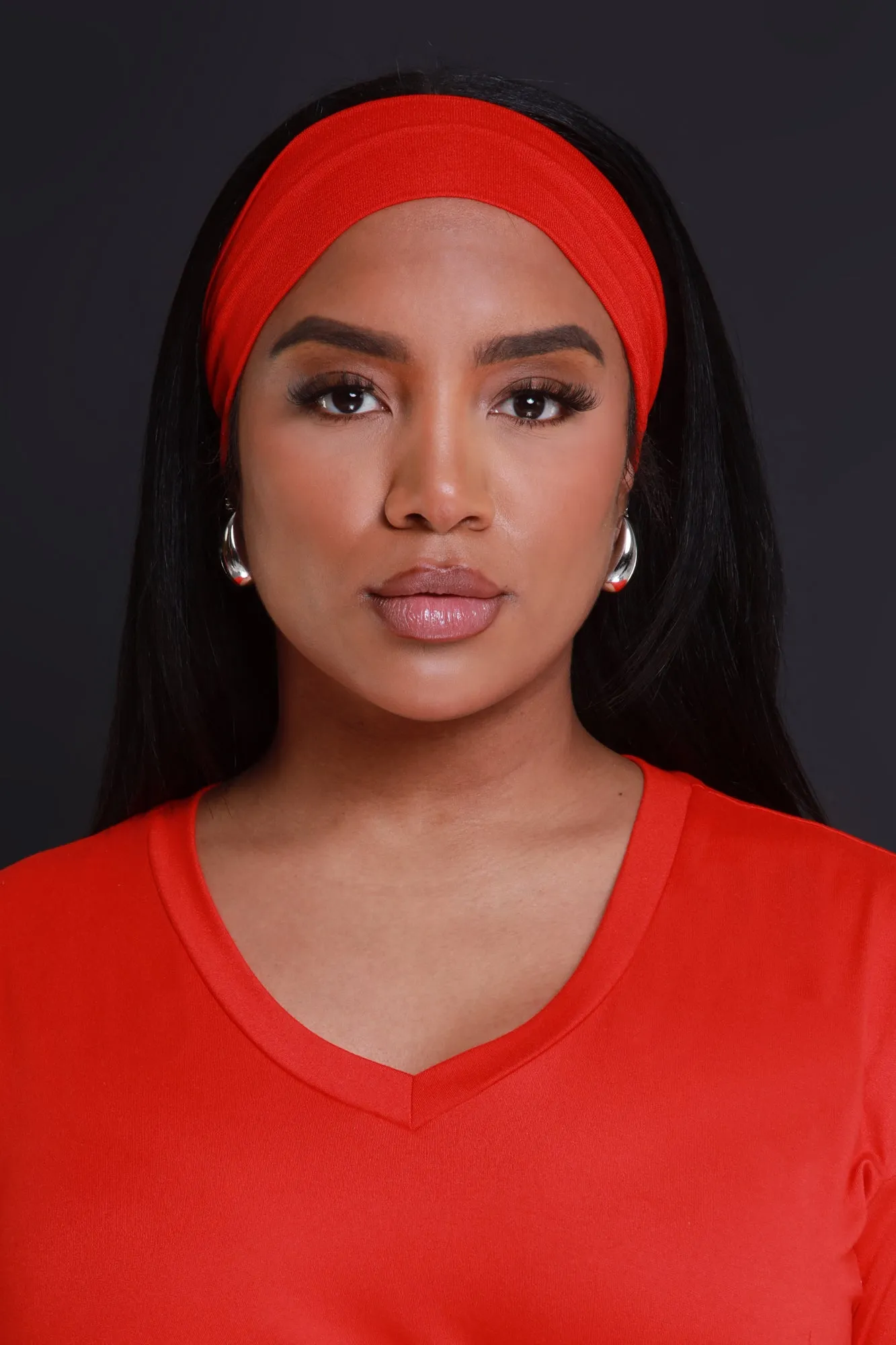 Felt Cute Stretchy Headband - Red sold by Swankaposh product image thumbnail 2