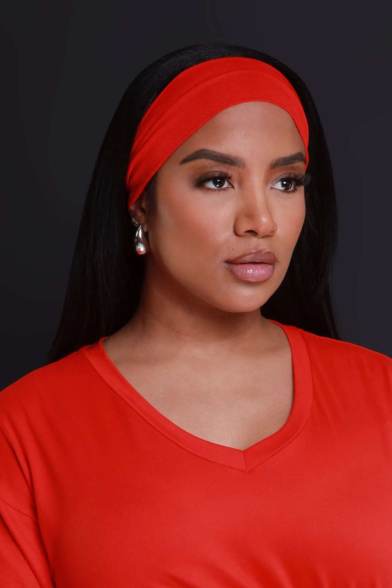 Felt Cute Stretchy Headband - Red sold by Swankaposh