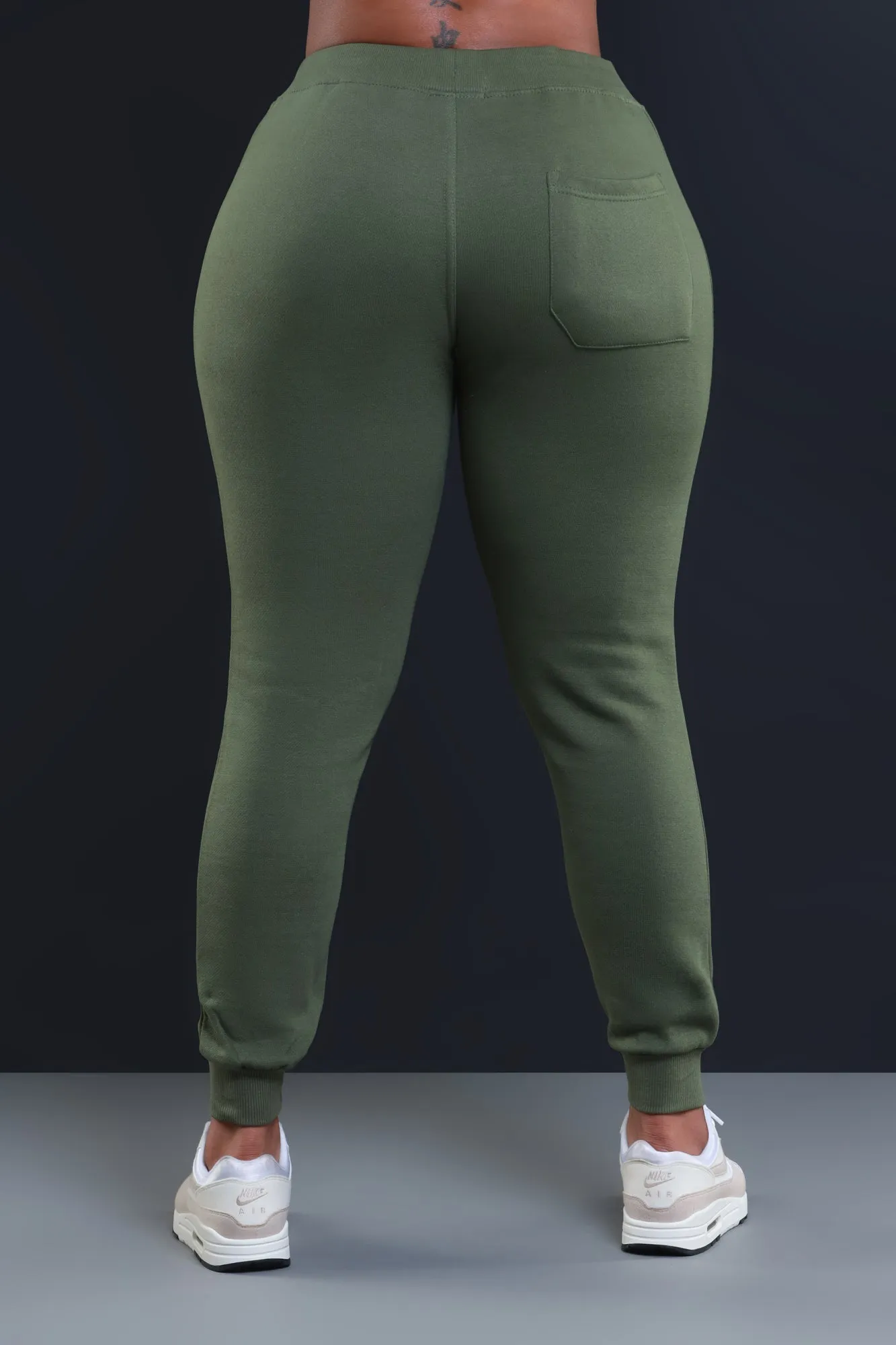 State Of Mind Hooded Jogger Set - Olive sold by Swankaposh product image thumbnail 4