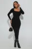Last Forever Cellulite Deleter Open Back Midi Dress - Black sold by Swankaposh