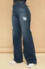 High Stakes Distressed Bootcut Jeans - Dark Wash sold by Swankaposh