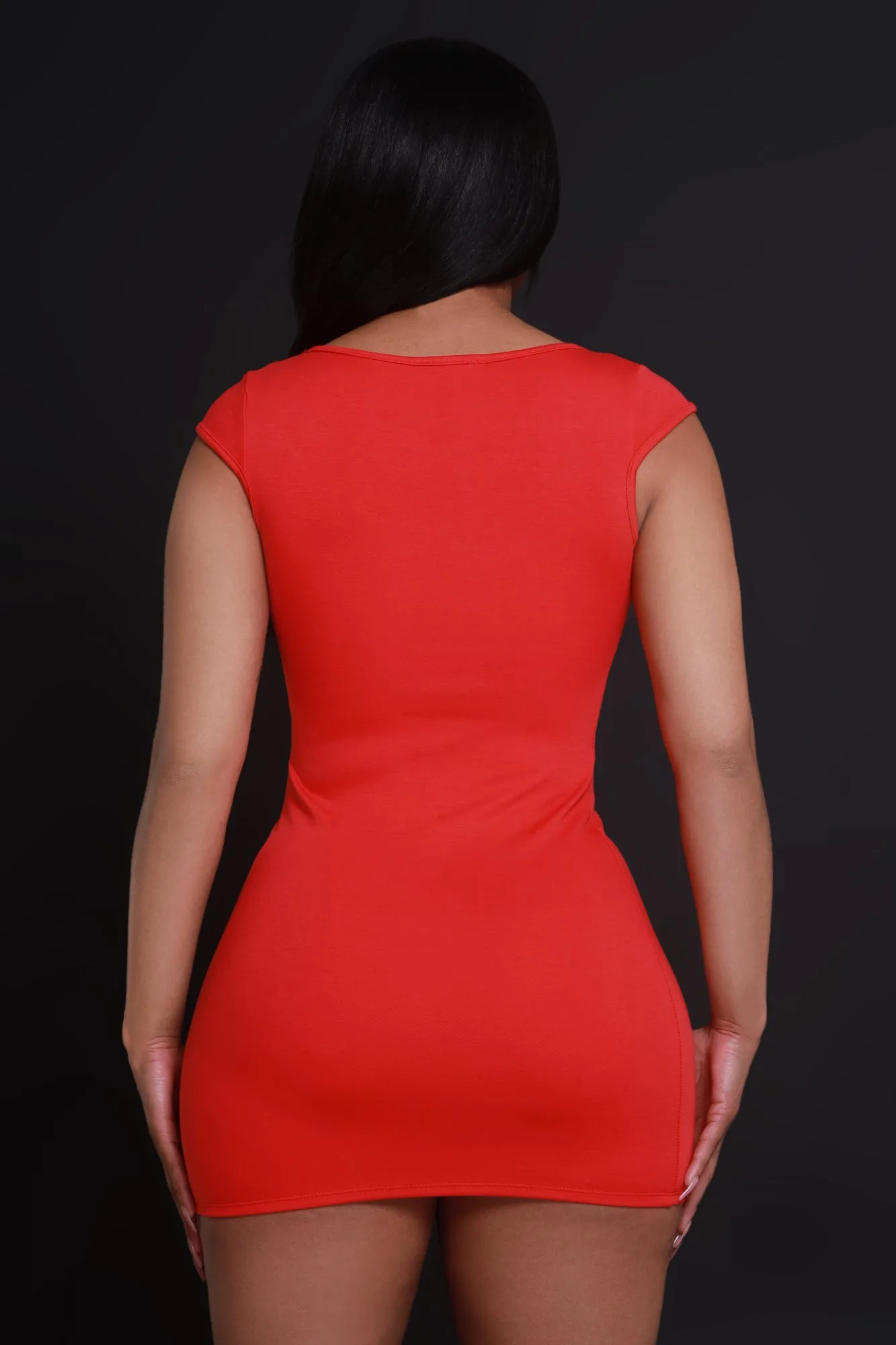 Spring Fever Cap Sleeve Mini Dress - Red sold by Swankaposh product image thumbnail 3