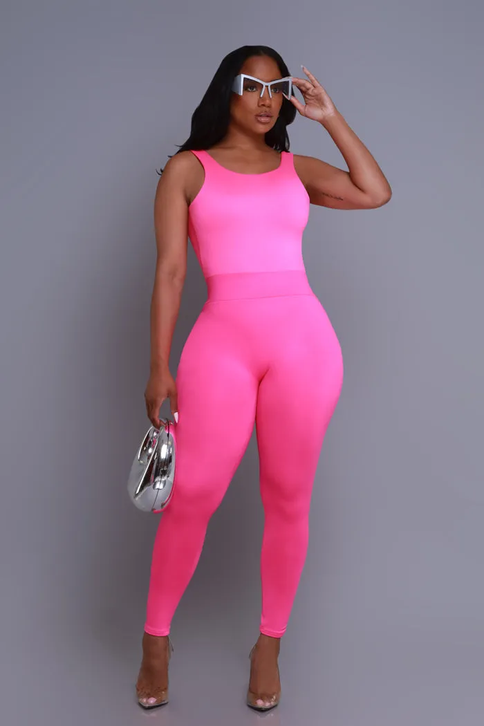 Second Skin Sculpting Sleeveless Bodysuit - Fuchsia sold by Swankaposh product image thumbnail 2