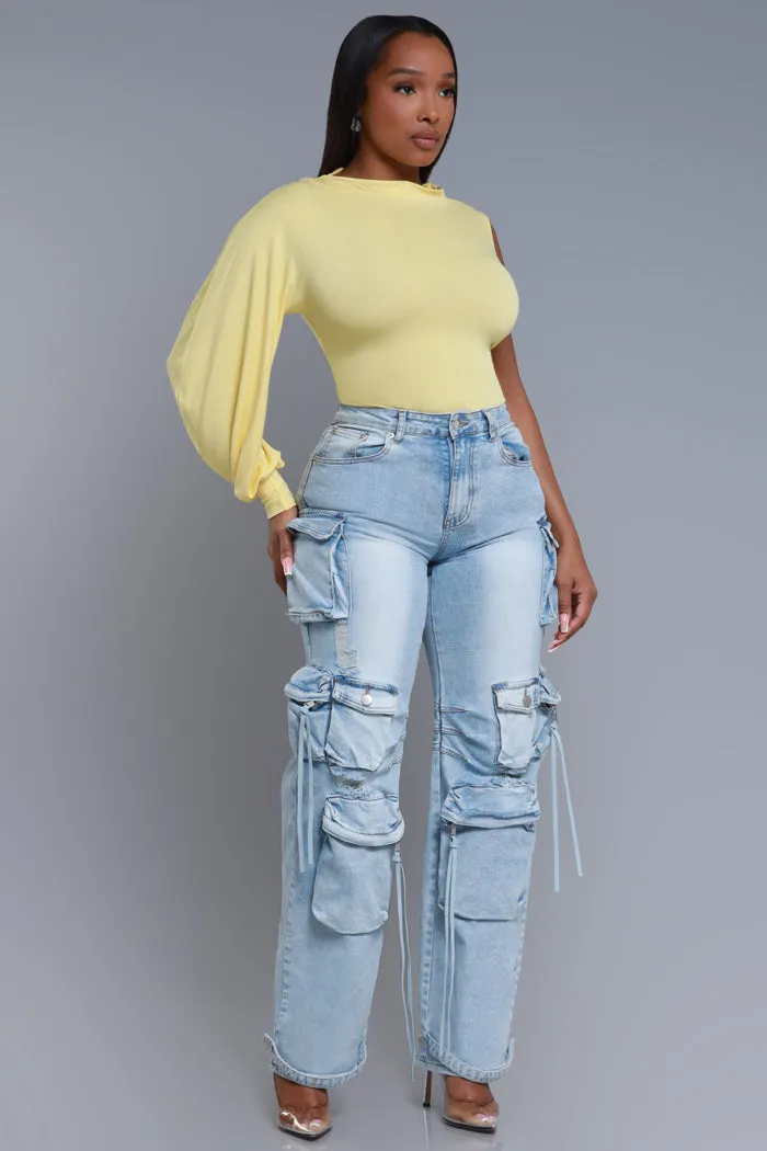 Get It All One Shoulder Top - Yellow sold by Swankaposh product image thumbnail 5
