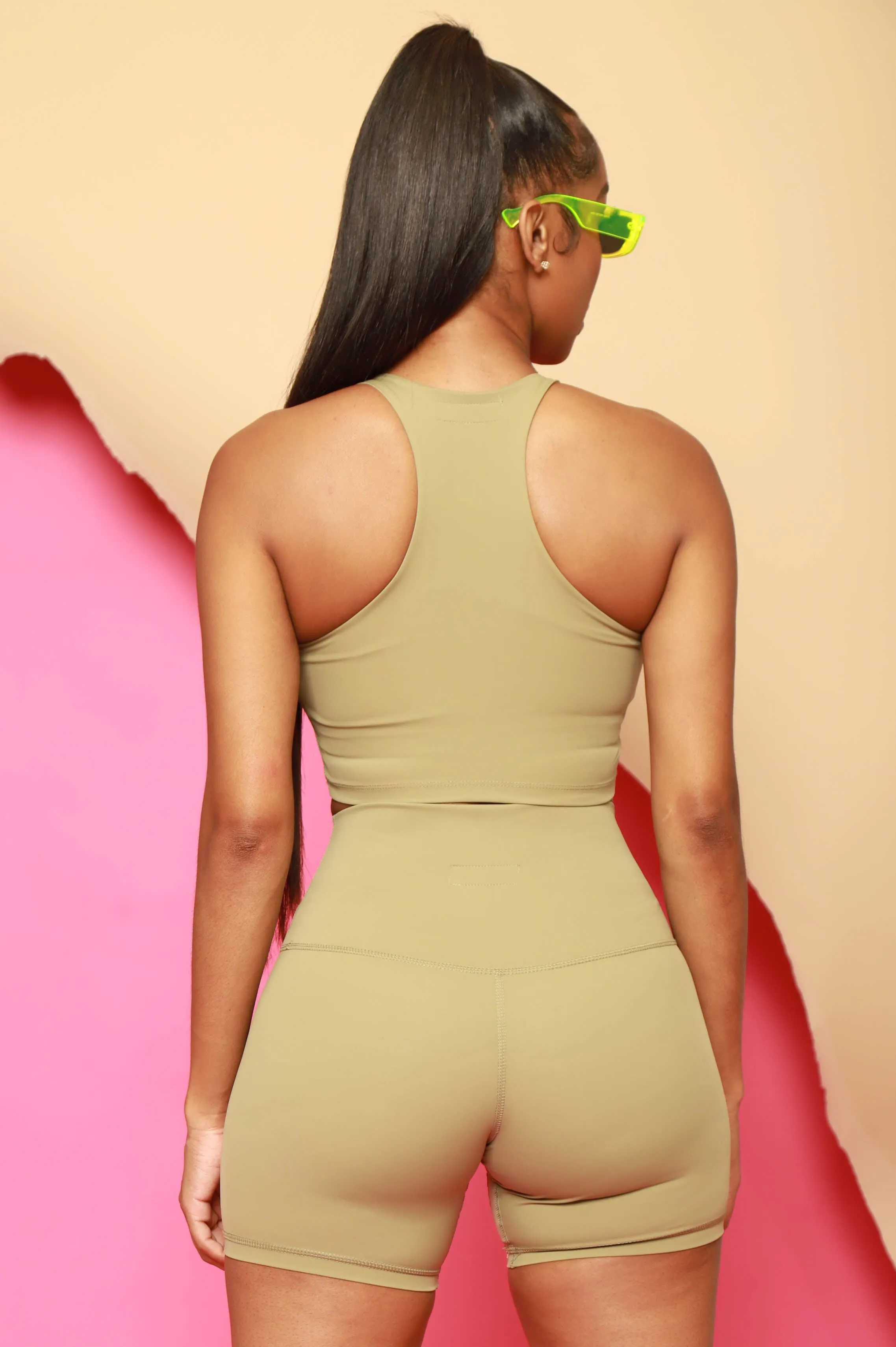 Training Day Biker Athletic Set - Thyme Green sold by Swankaposh product image thumbnail 3