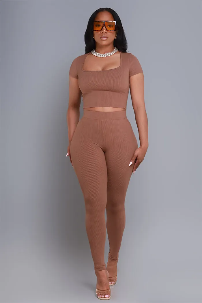 Past Life Cellulite Deleter Cropped T-Shirt - Carob Brown sold by Swankaposh product image thumbnail 2