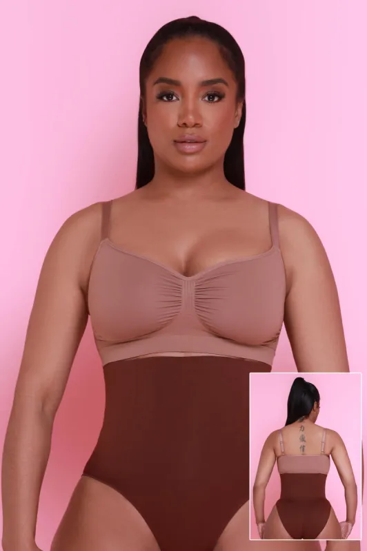 In The Buff Eco Friendly Sculpting Full Brief Panty - Brown No.112 sold by Swankaposh