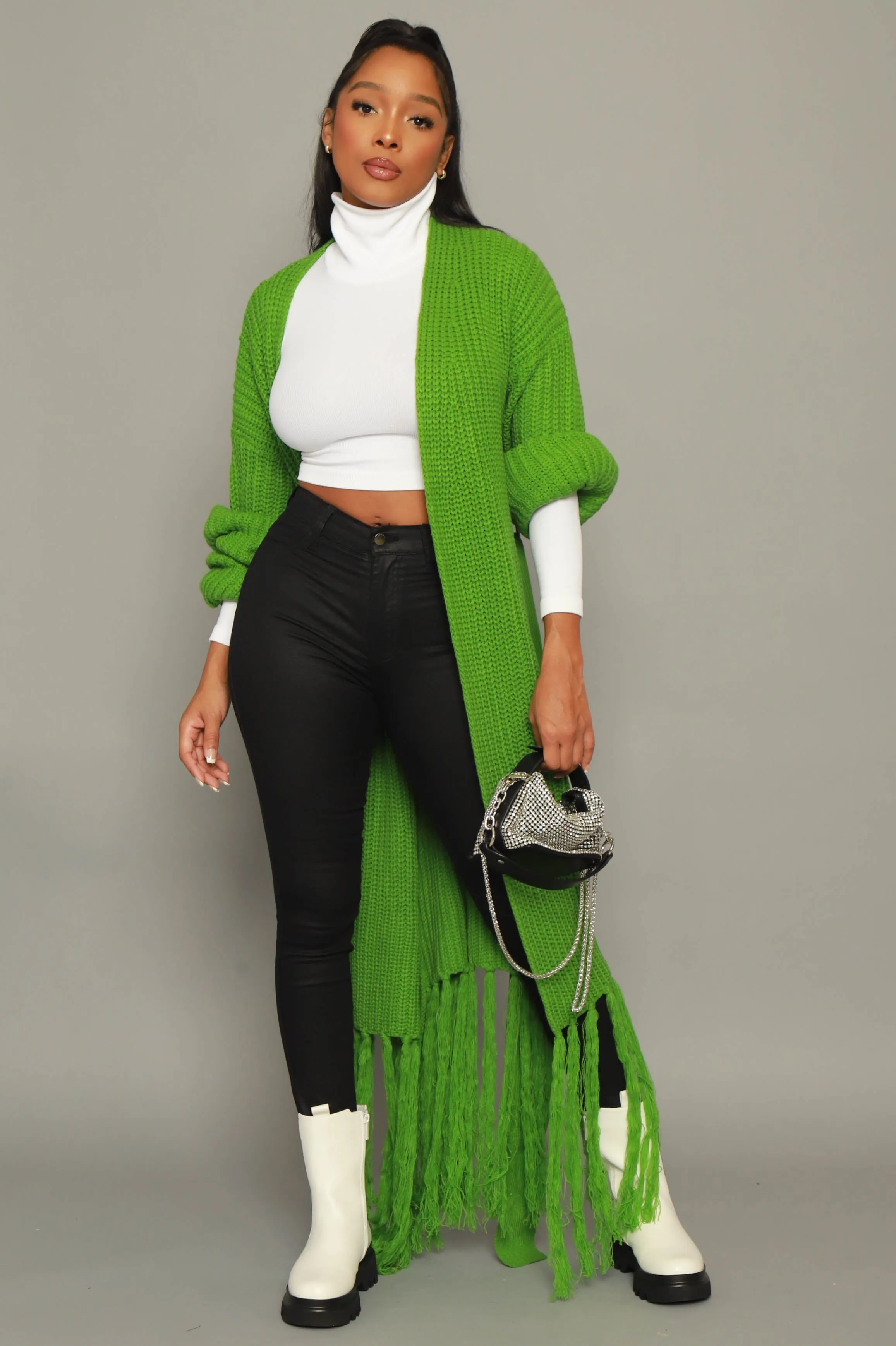 Set The Bar Faux Leather Chelsea Boots - White sold by Swankaposh product image thumbnail 2