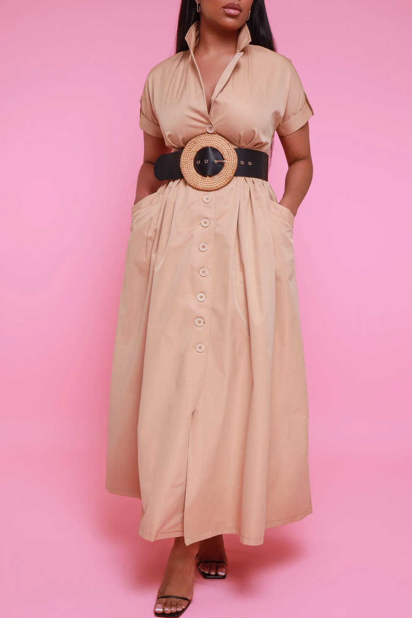 With The Band Oversized Round Belt - Black sold by Swankaposh product image thumbnail 4