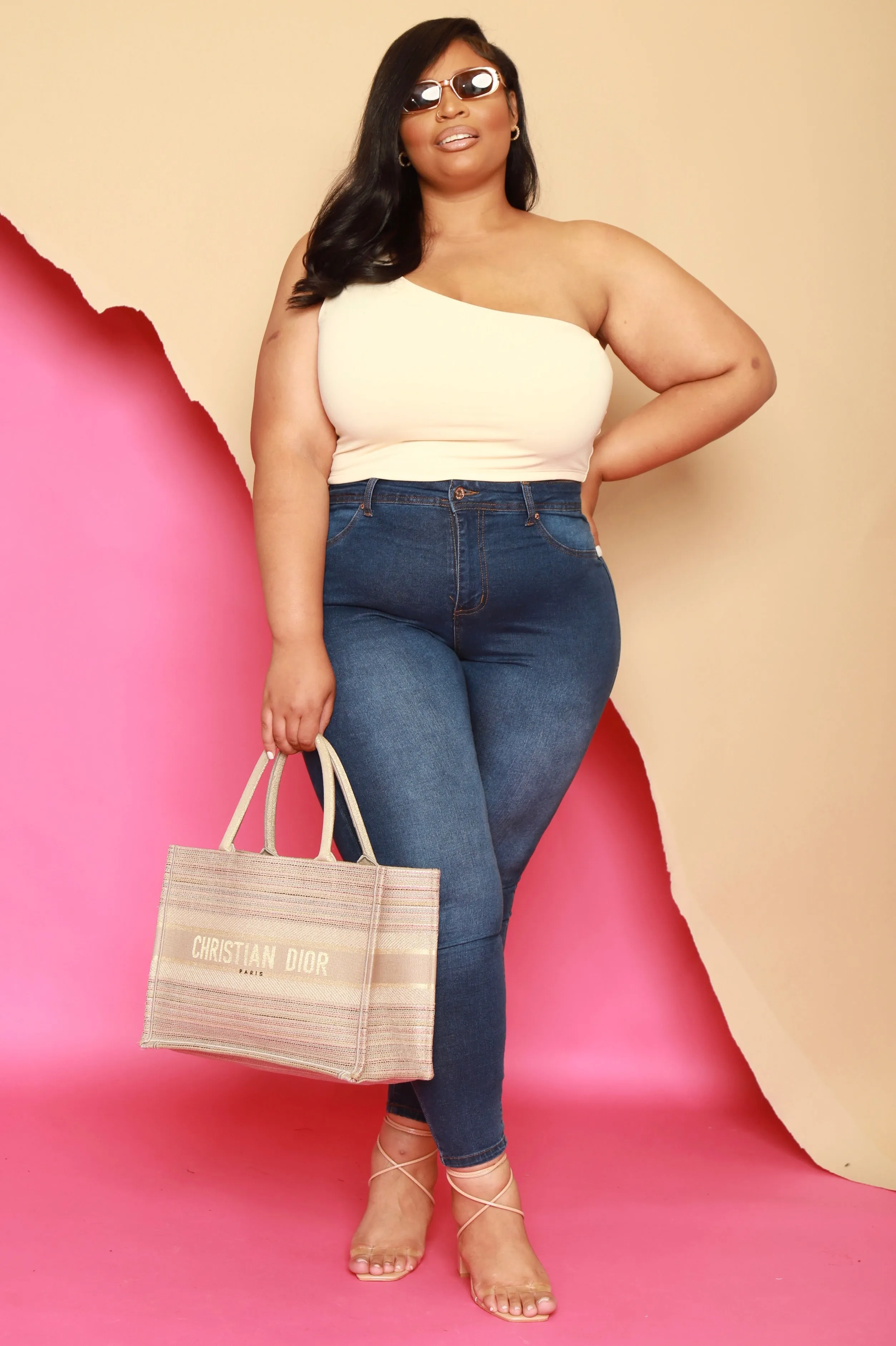 Home Girl High Rise Skinny Jeans - Dark Wash sold by Swankaposh product image thumbnail 2