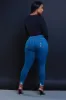 No Service Hourglass Distressed Skinny Jeans - Medium Wash sold by Swankaposh