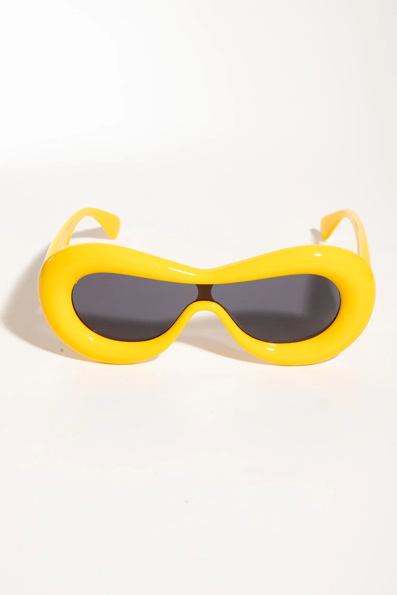 Look Alike Retro Framed Sunglasses - Yellow sold by Swankaposh product image thumbnail 3