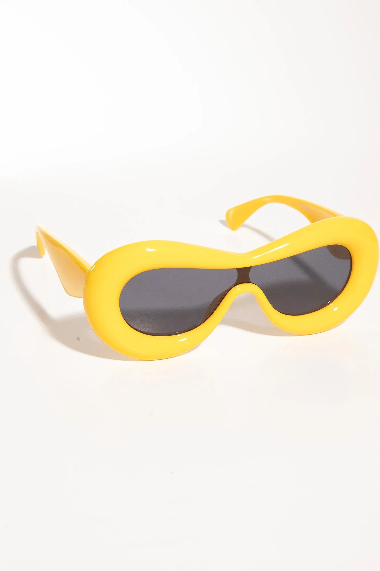 Look Alike Retro Framed Sunglasses - Yellow sold by Swankaposh product image thumbnail 2