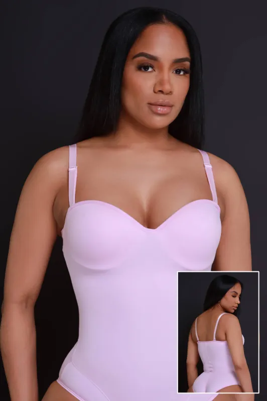 Doctored Form Shapewear Bodysuit - Pink No. 124 sold by Swankaposh