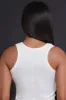 Head Rush NUW Ribbed Tank Top - Cream sold by Swankaposh