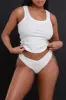 Head Rush NUW Ribbed Tank Top - Cream sold by Swankaposh