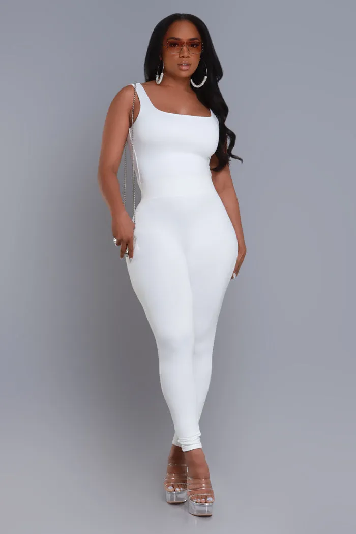 Second Skin Sculpting Sleeveless Tank Top - White sold by Swankaposh product image thumbnail 2