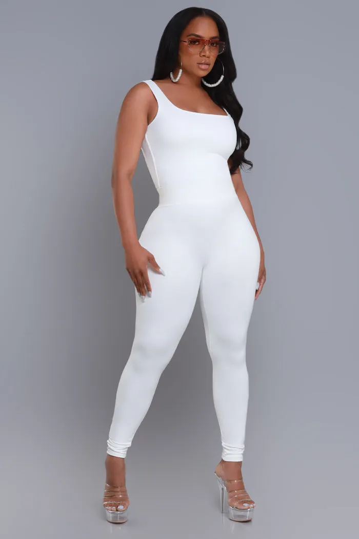 Second Skin Sculpting Sleeveless Tank Top - White sold by Swankaposh product image thumbnail 5