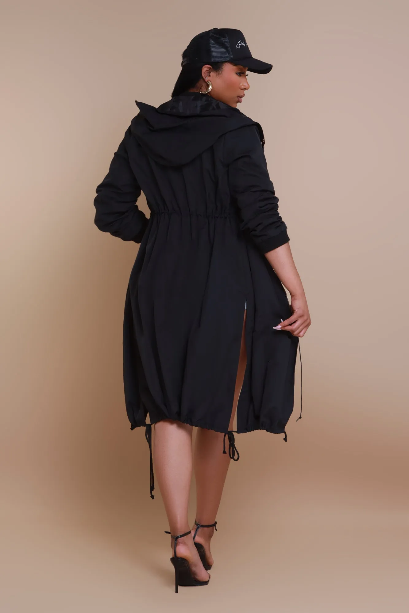 Not Your Average Bomber Parka - Black sold by Swankaposh product image thumbnail 3