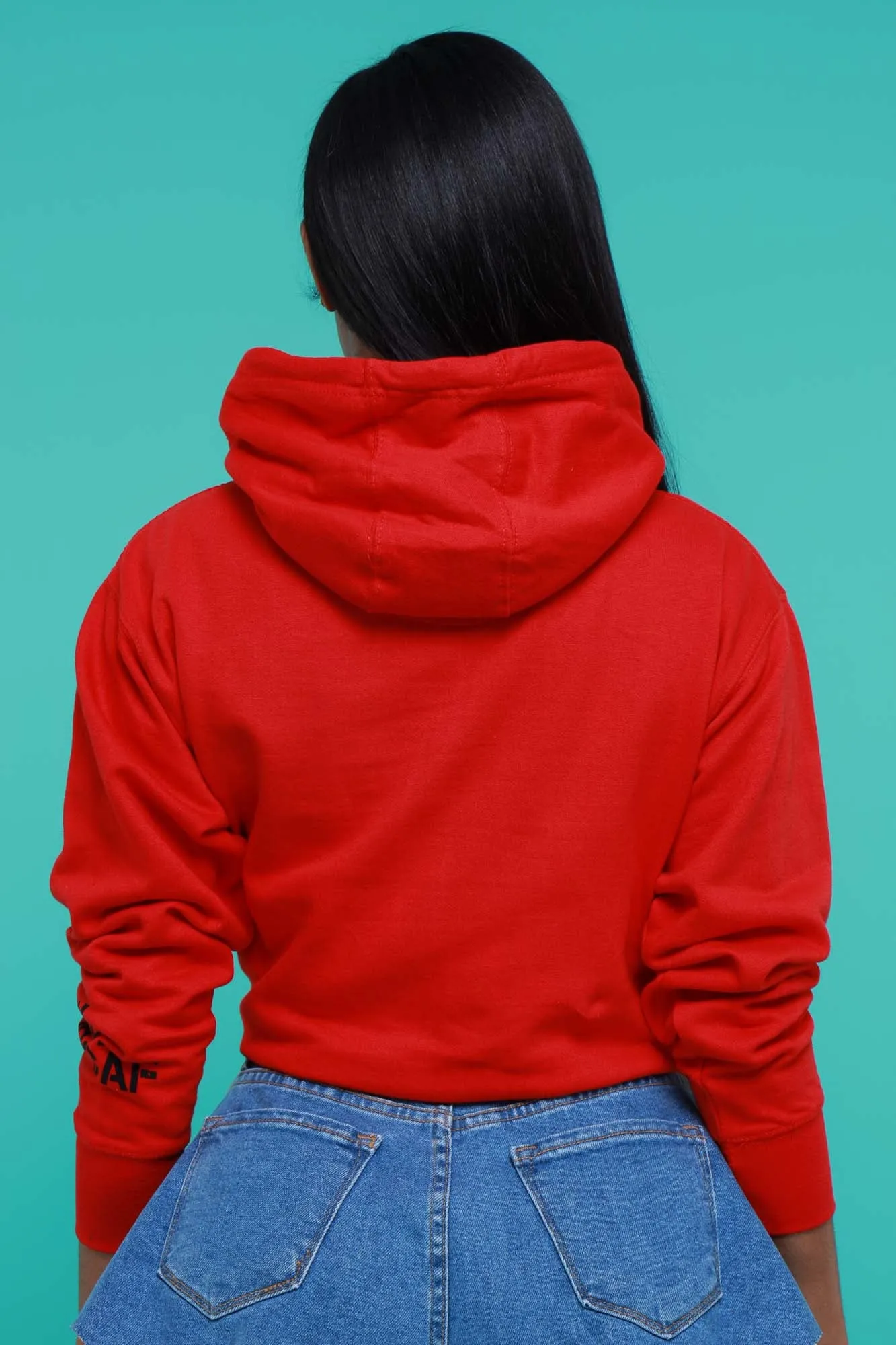 IDK, IDC Graphic Pullover Hoodie - Red sold by Swankaposh product image thumbnail 4