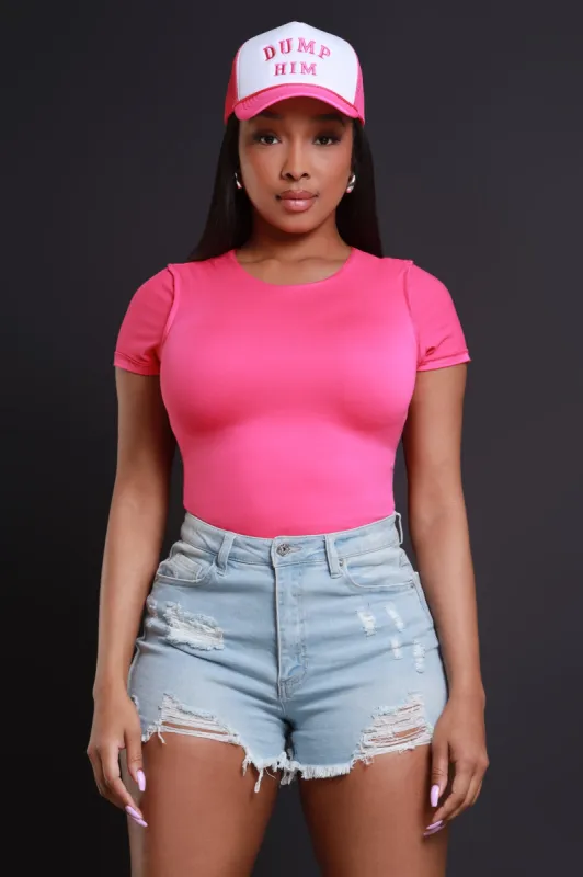 Next Episode Crewneck T-Shirt - Fuchsia sold by Swankaposh
