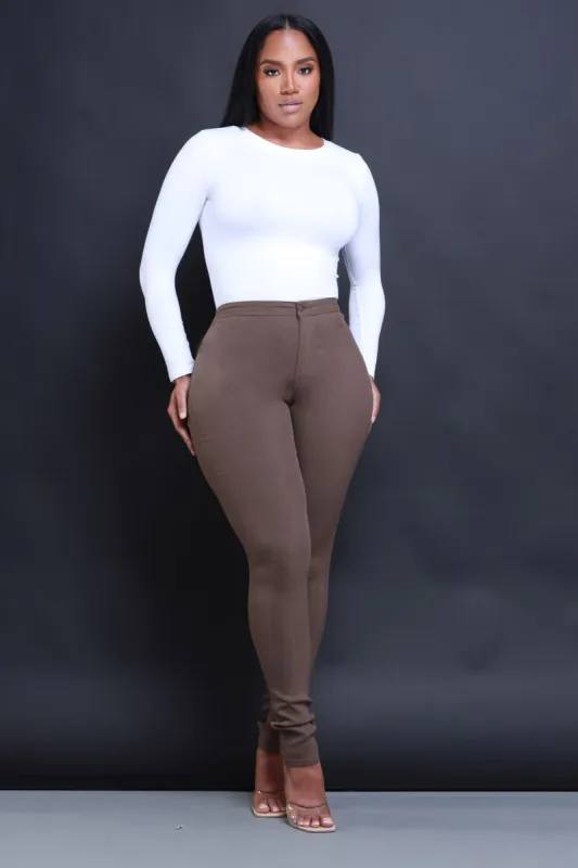 $15.99 Super Swank High Waist Stretchy Jeans - Moss sold by Swankaposh