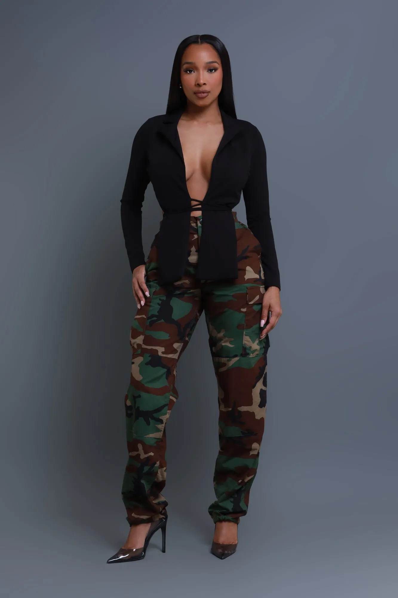 Call It Even Open Back Crop Top - Black sold by Swankaposh product image thumbnail 2