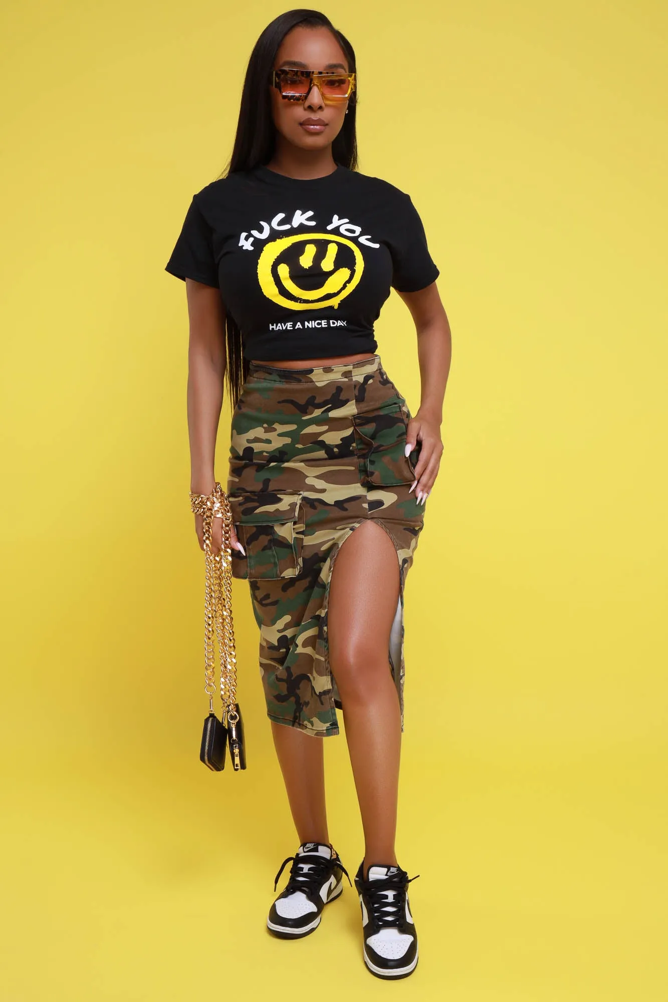 Come Again Graphic Print T-Shirt - Black/White sold by Swankaposh product image thumbnail 2