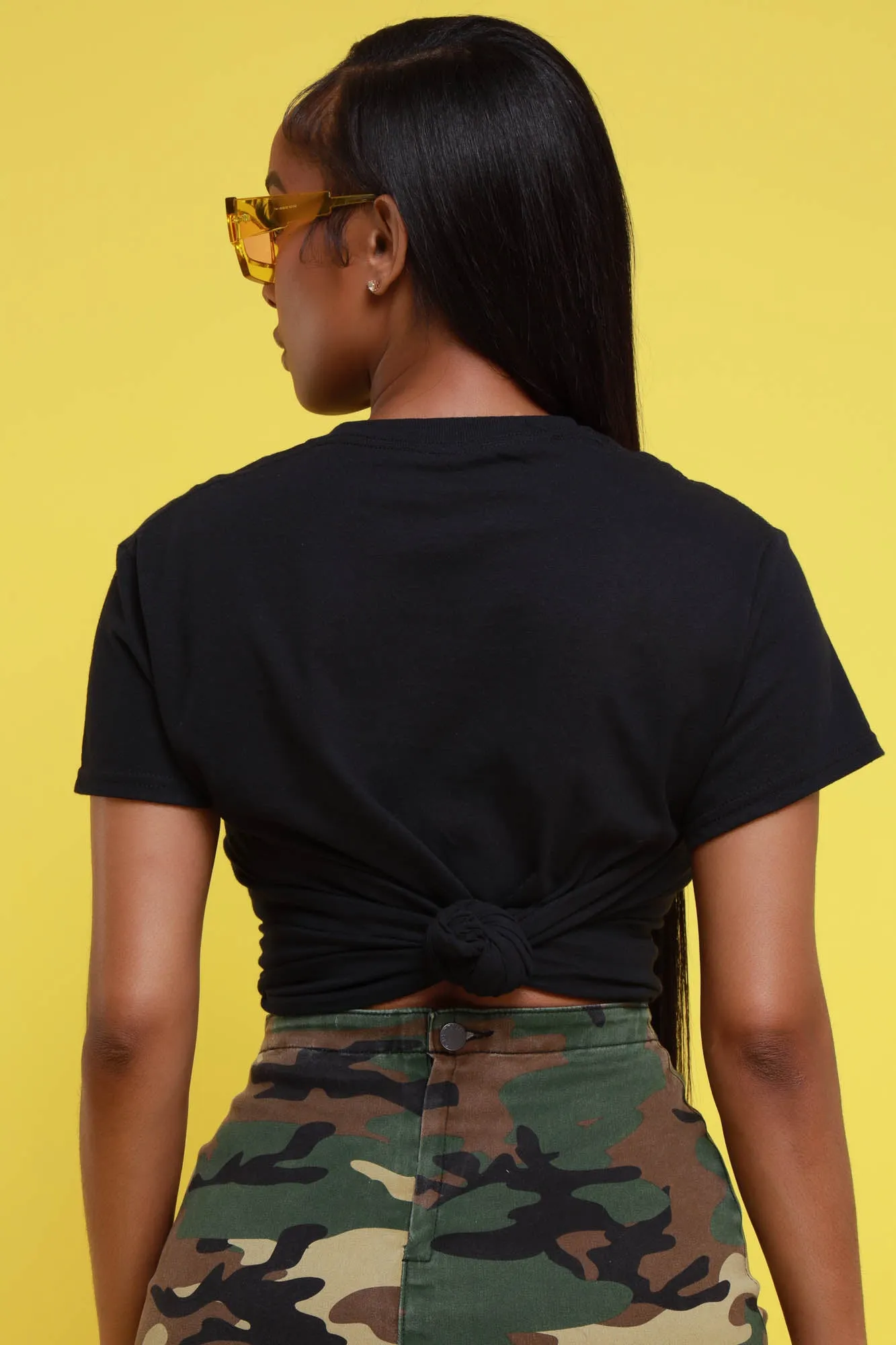 Come Again Graphic Print T-Shirt - Black/White sold by Swankaposh product image thumbnail 3