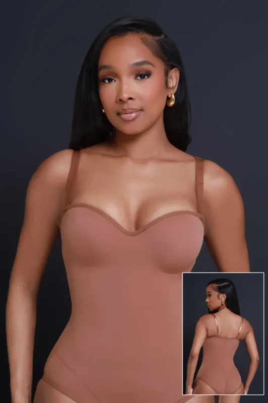 Doctored Form Shapewear Bodysuit - Toffee No. 124 sold by Swankaposh