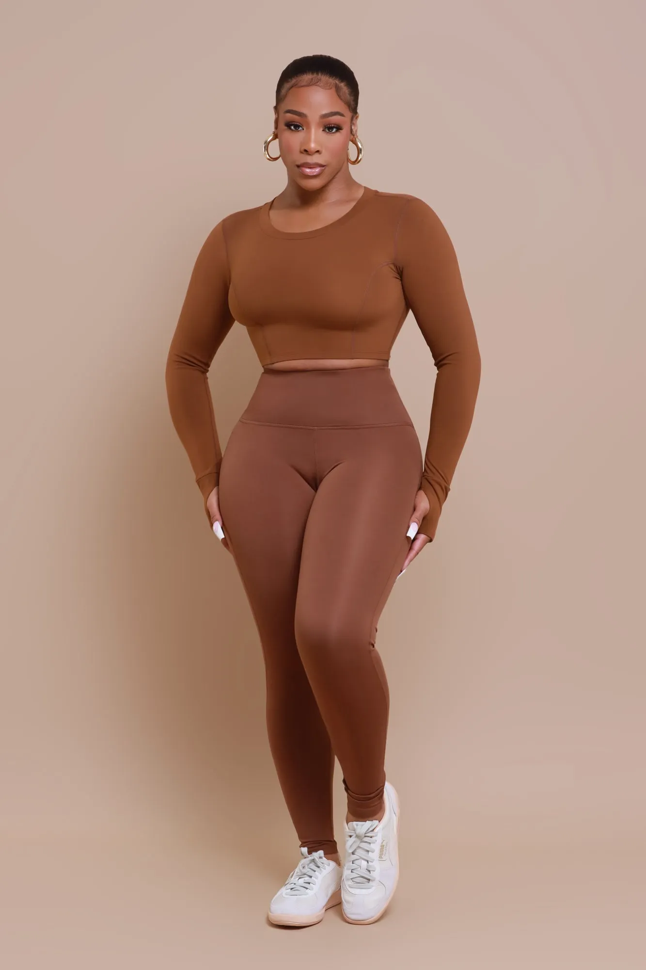 Better Half NUW Eco Friendly Leggings - Cocoa sold by Swankaposh