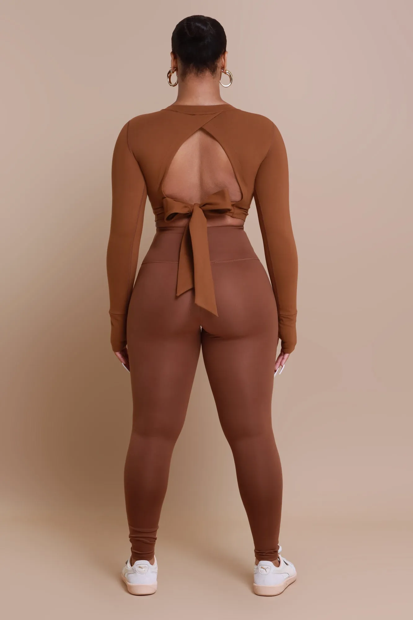 Better Half NUW Eco Friendly Leggings - Cocoa sold by Swankaposh product image thumbnail 2