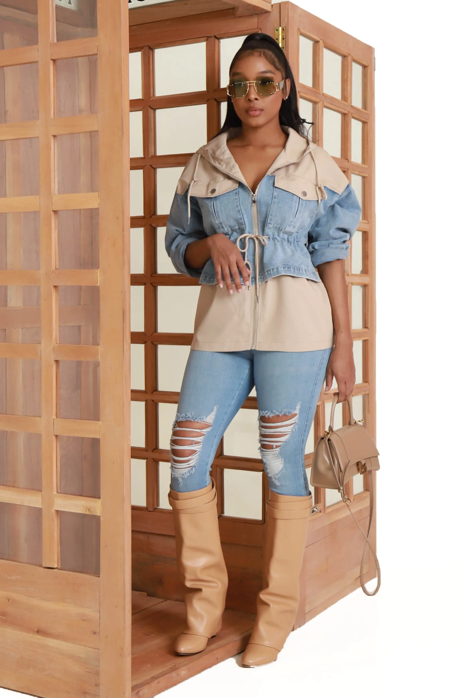 Burst Your Bubble High Rise Jeans - Light Wash sold by Swankaposh product image thumbnail 3