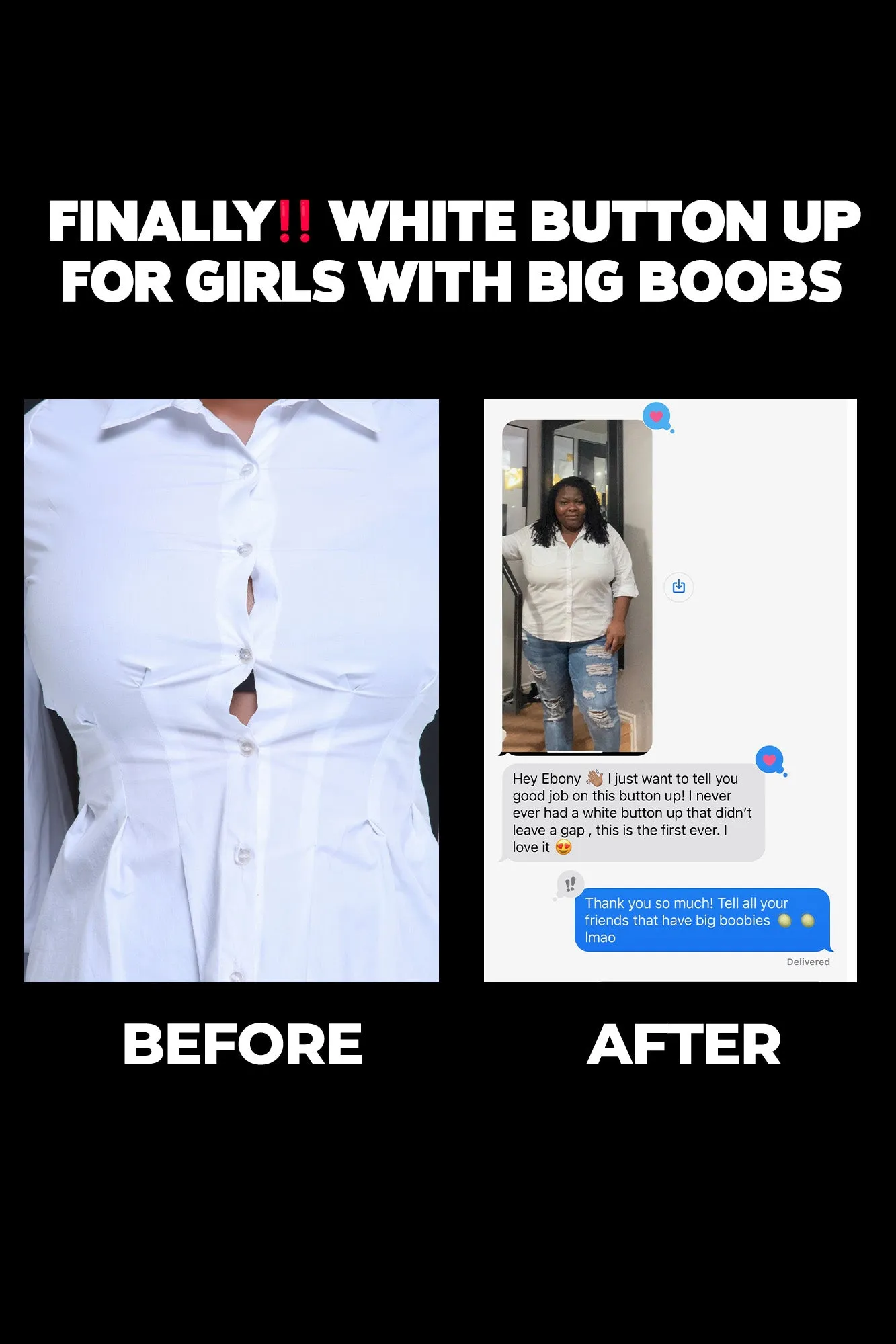 Tell Me About It Button Up Blouse - White sold by Swankaposh product image thumbnail 3