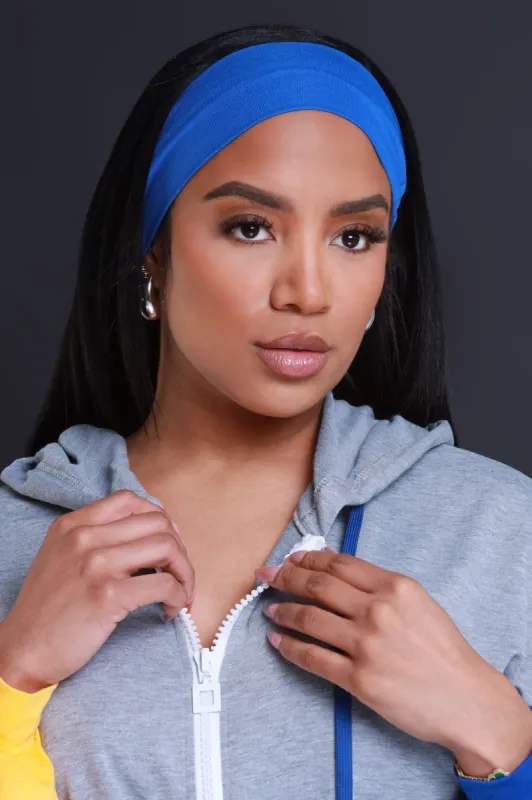Felt Cute Stretchy Headband - Royal Blue sold by Swankaposh
