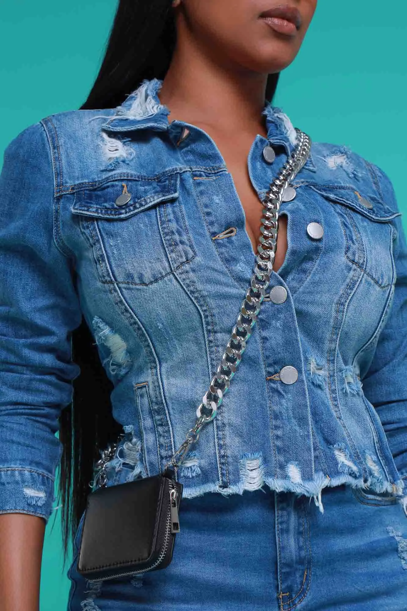 W.O.C. Wallet On A Chain - Silver sold by Swankaposh product image thumbnail 5