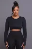 Better Half NUW Eco Friendly Crop Top - Black sold by Swankaposh