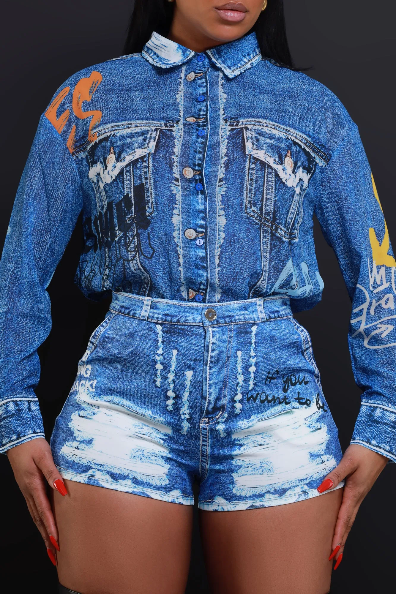 Smooth Talker High Waist BBL Palazzo Pants - Black sold by Swankaposh