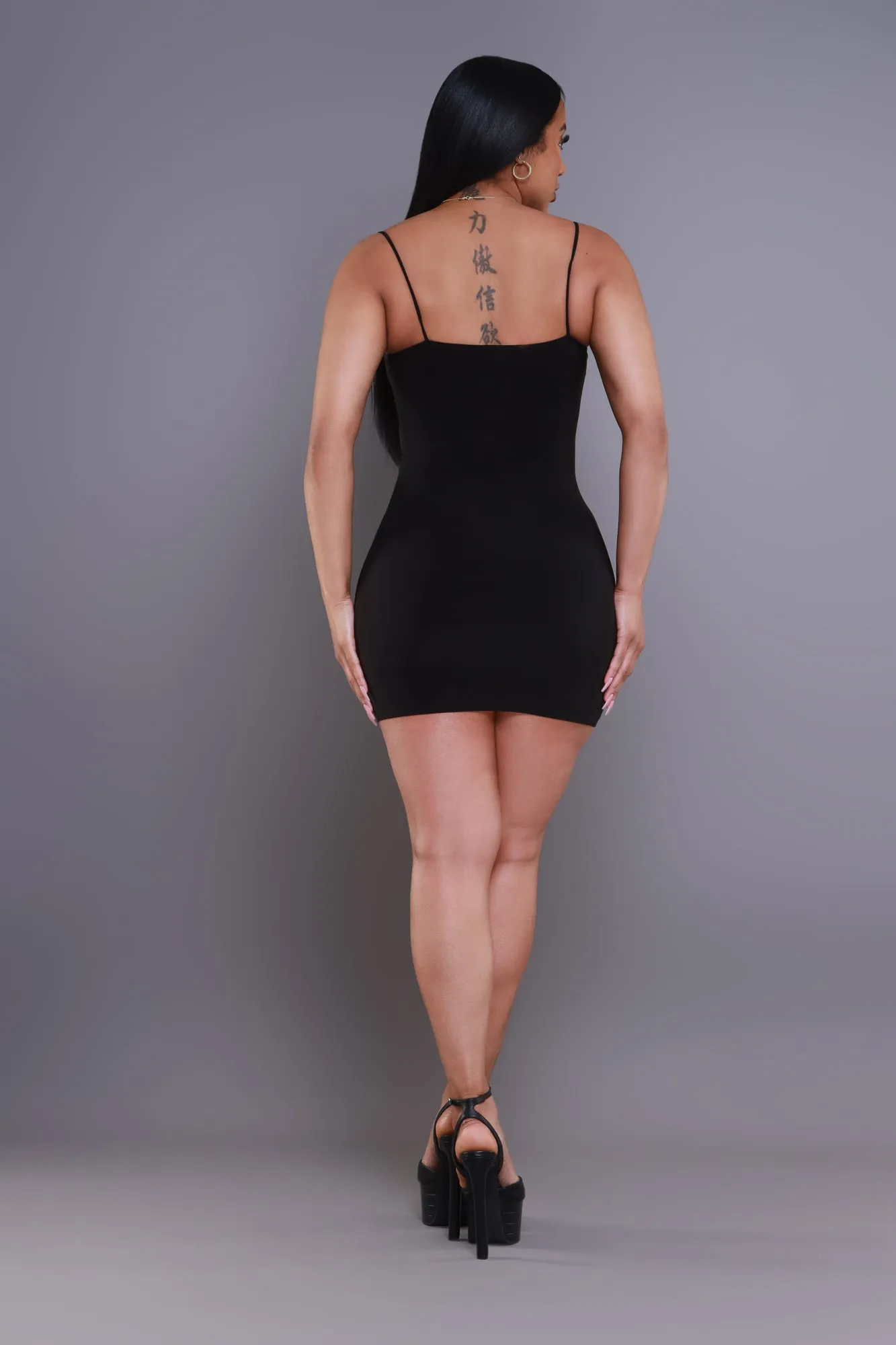 Molly Strappy Mini Dress - Black sold by Swankaposh product image thumbnail 5