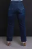 Tune Up High Rise Cropped Hourglass Jeans - Dark Wash sold by Swankaposh